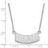 Black Bow Jewelry 14k White Gold Alabama Crimson Tide NCAA Necklace 18 Inch - 2 of 4