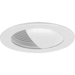 Progress Lighting, Wall Washer, 1-Light, Satin White, Aluminum, PAR20, Damp Rated, 6"L x 8.51"W x 5.55"H - 1 of 4
