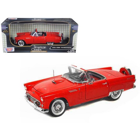 1956 Ford Thunderbird Red 1/18 Diecast Model Car by Motormax