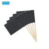 Unique Bargains Small Labeling Marking Cake Cocktail Decor Flag Toothpicks 100 Pcs - 3 of 4