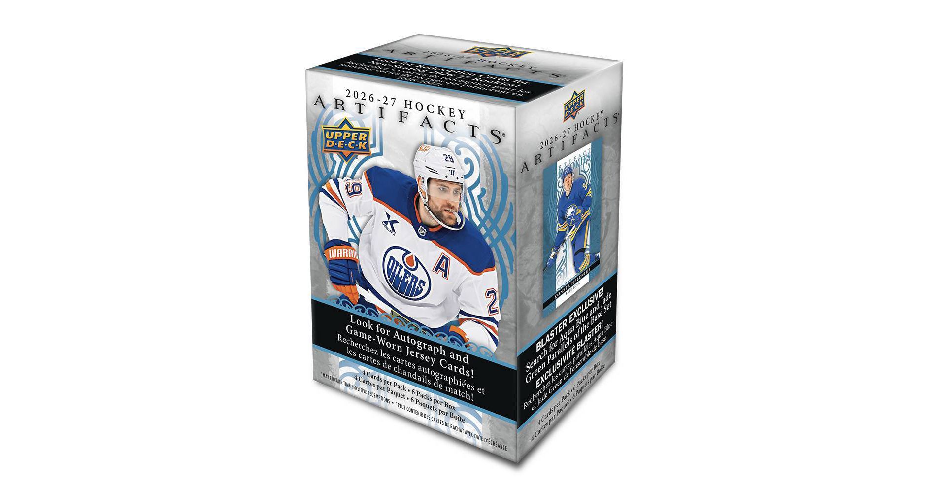 2026-27 Upper Deck NHL Artifacts Hockey Trading Card Blaster Box