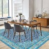 Washable Area Rugs for Living Room - Rug Bedroom Rug-Carpet, Neutral Moody Vintage, Traditional Dining Room Rugs, Soft Comfortable, Non-Slip - 2 of 4