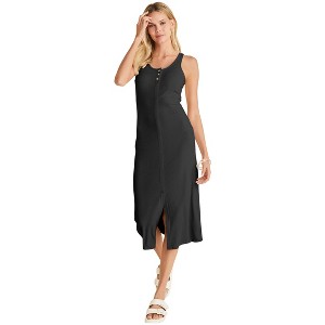 VENUS Womens Henley Midi Dress - 1 of 4