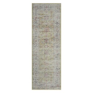 COZONY Washable Area Rug, Non-Slip Low Pile Floral Carpet, Indoor Rug for Living Room, Bedroom, Kitchen, Hallway - 1 of 4