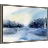 Amanti Art Winter River by Katrina Pete Canvas Wall Art Print Framed 23 x 16-in. - 2 of 4
