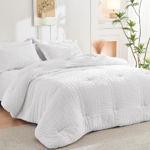 Bed in a Bag 7 Pieces Comforter Set for All Season - 1 of 4