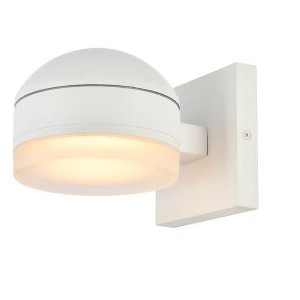 Elegant Lighting Raine Integrated LED wall sconce in white - 1 of 4