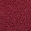 Colonial Mills Courtyard Braided Rug, Sangria 4' square, Square Shape - 3 of 3