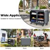 Portable Camping Table Aluminum Kitchen Table w/Storage Shelves & Carrying Bag - 4 of 4