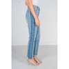 Women's Side Panel Detail & Hi-lo Fray Hem High Waisted Jean - Judy Blue - 2 of 4