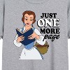 Women's - Disney - Belle Just One More Page Oversized Graphic T-Shirt - 2 of 4