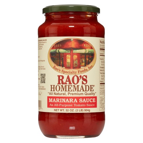 Rao's Homemade® Marinara Pasta Sauce 32 Oz : Target