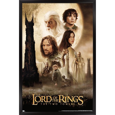 Trends International The Lord Of The Rings: The Two Towers - One Sheet  Framed Wall Poster Prints : Target