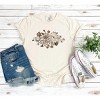Simply Sage Market Women's Hustle and Bloom Short Sleeve Garment Dyed Tee - 3 of 4