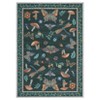 Area Rugs for Living Room Modern Insect Rug Mushroom Pattern Rug Soft Washable Non Slip Low Pile Rug - 3 of 4