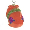 Cody Foster 4.0 Inch Retro Spring Bulldog Dog Kitsch Easter Summer Floral Tree Ornaments - 2 of 3