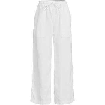 Lands' End Women's Petite Mid Rise Slim Cargo Chino Pants - 8 - Black :  Target
