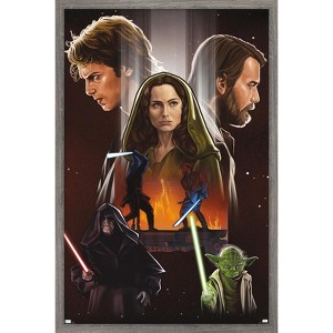 Trends International Star Wars: Revenge Of The Sith By Salvador Anguiano Framed Wall Poster Prints - 1 of 4