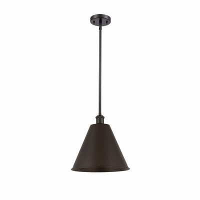 Metal Bristol - 1 Light Pendant In Industrial Style-12.75 Inches Tall and 12 Inches Wide