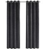PAGED Set of 2 Micro Suede/Velvet Curtain Panel,Room Darkening,Window Curtain Panel with Grommet Top,Curtains for Living Room, Bedroom - 2 of 4