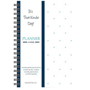 Kahootie Co. Kahootie Co Weekly Planner 6" x 9" Teal and White (ITKWTW) - 1 of 4