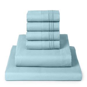 Mellanni 1800 Bed Sheet Set 6 PIECE - 1 of 4