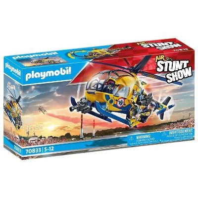 Playmobil Air Stunt Show Helicopter 70833 Playset  36pc