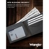 Wrangler Men's RFID Bifold Genuine Leather Wallet with Apple AirTag Holder Window In Gift Box, Gift for Man Husband Boyfriend - 2 of 4