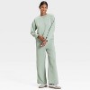 Women's Airy Sleek Ribbed Crewneck Sweatshirt - All In Motion™ - 3 of 4