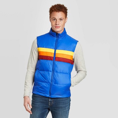 mens puffer vest target