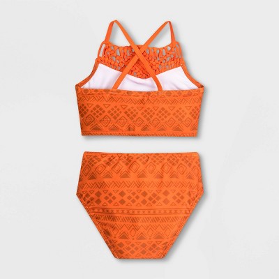 Buy ガールズディズニーモアナ3pc水着ビキニセット オレンジ ディズニーストア Online At Lowest Price In Japan 78