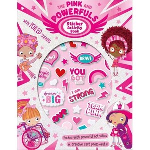 The Pink and Powerfuls Sticker Activity Book - by  Make Believe Ideas Ltd & Elanor Best (Paperback) - 1 of 1