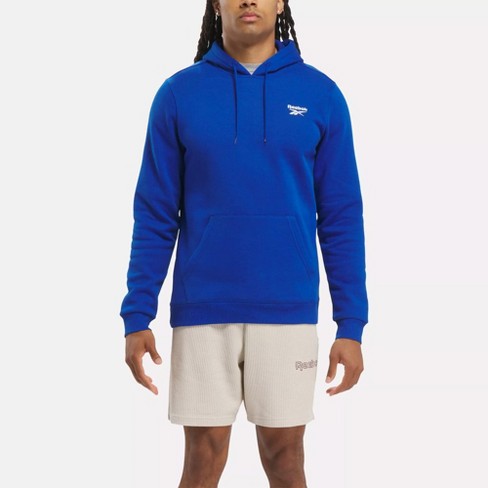 Reebok Men's Identity Fleece Stacked Logo Pullover Hoodie