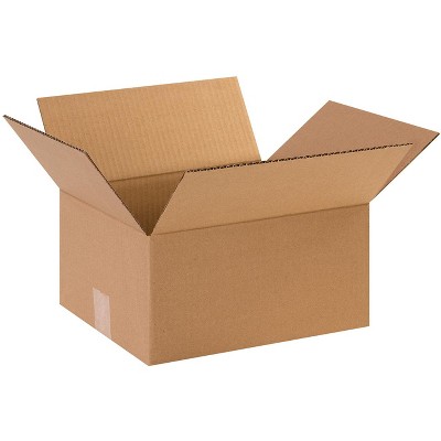 The Packaging Wholesalers Heavy-Duty Boxes 12" x 10" x 6" Kraft 25/Bundle BS121006HD