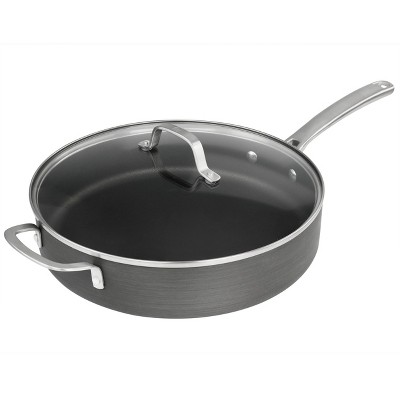 Calphalon Classic Hard-Anodized Nonstick 5 Quart Saute Pan with Cover