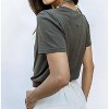 Women's V-neck Raglan Short Sleeve Tee - bobi XL - 3 of 4