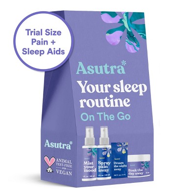 Asutra Sleep Routine Trial Set - 4pc