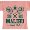 Girls' - Barbie - Ken Malibu Tennis Club 1961 Fitted Short Sleeve Graphic T-Shirt - 2 of 4