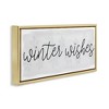 Stupell Industries Winter Wishes Sentiment, 25" x 11" - 3 of 4