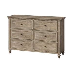 Benedikt 54" Wide 6 Drawer Dresser for Bedroom with Storage |  ARTFUL LIVING DESIGN - 1 of 4