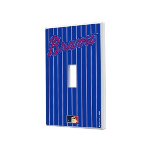 MLB Cooperstown East Teams Pinstripe Hidden-Screw Light Switch Plate for Single Toggle - 1 of 4