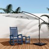 Hyleory Beeram 10FT Round Cantilever Umbrella with Counterweight - 2 of 4