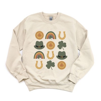 Simply Sage Market Women's Graphic Sweatshirt St. Patrick's Day Chart