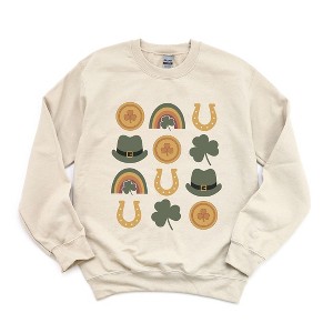 Simply Sage Market Women's Graphic Sweatshirt St. Patrick's Day Chart - 1 of 4