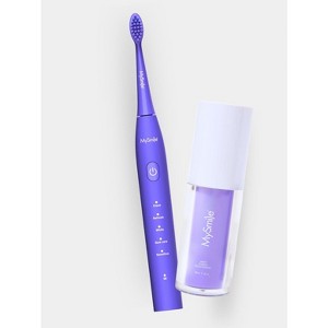 Essential Blue DY156 Electric Toothbrush + Purple Toothpaste Bundle Adult Blue - 1 of 4