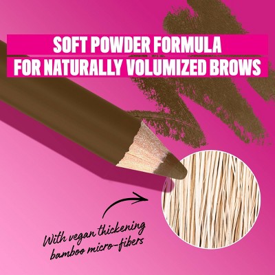 NYX Professional Makeup Powder Louder Brow Pencil - Soft Brown - 0.13oz: Filling, Shaping, Finish