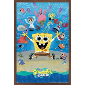 Trends International Nickelodeon Spongebob 25th - Painting Framed Wall Poster Prints - 1 of 4