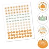 Big Dot of Happiness Little Pumpkin - Fall Birthday Party or Baby Shower Round Candy Sticker Favors - Labels Fits Chocolate Candy (1 sheet of 108) - 2 of 4