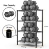 AndMakers 4 Tiers Steel Adjustable Household Shelving Unit (23.6 in. W x 53.4 in. H x 13.7 in. D) - 2 of 4