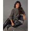 VICI Womens Wixson Belted Mock Neck Sweater - image 3 of 4